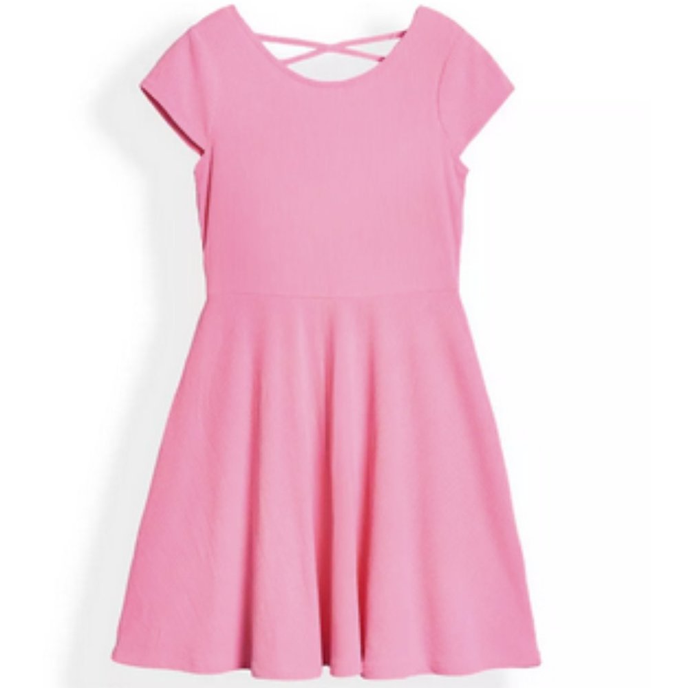 Epic Threads Big Girls Skater Dress ~ Large ~ Pink ~ NWT